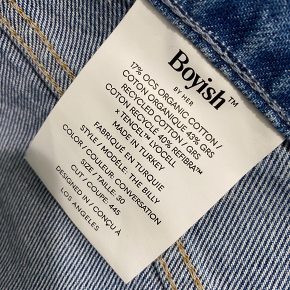 Boyish the billy high waisted denim jean in 30 - Picture 10 of 14